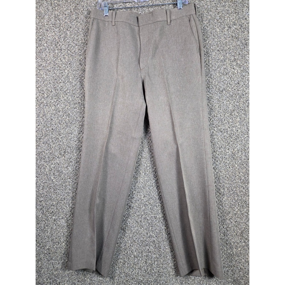 Levi's Action Slacks Mens 34x30‎ Brown Vintage Polyester Blend Casual Work Pants